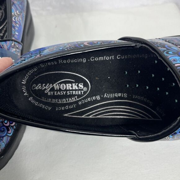 Easyworks by Easy Street Slip Resistant Shoe Multicolor Size 8.5 NEW (no box) - Picture 4 of 8